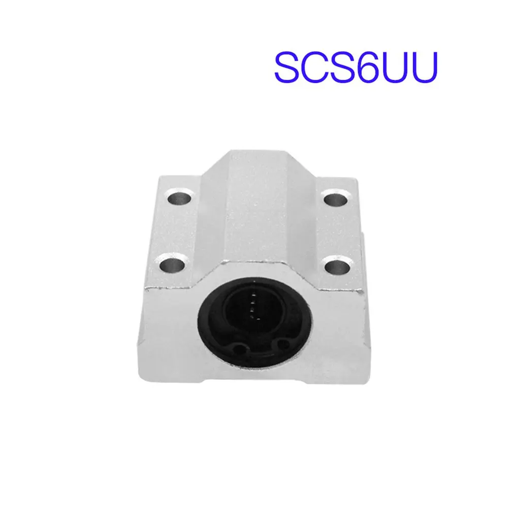 SCS6UU SCS8UU SCS10UU SCS12UU Линейный шарикоподшипник блок ЧПУ маршрутизатор для ЧПУ 3D принтер валы стержень части