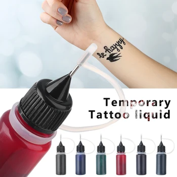 Tatuaggio temporaneo hennè indiano tatuaggio inchiostro Body Art vernice trucco semi-permanente pigmento nessun dolore sopracciglio Eyeliner fornitura di bellezza fai da te