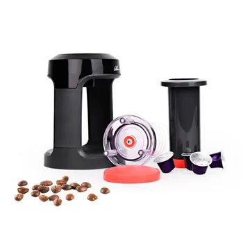 

2019 Portable Manual Coffee Machine Filter Coffee Pot Espresso Hand Pressure Percolator Espresso Maker For Traveling Home
