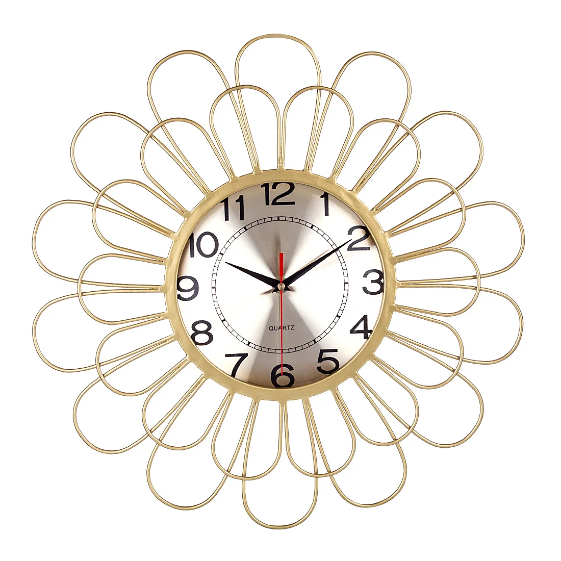 20 дюймов 50 см креативное искусство персональные настенные часы модные немые настенные часы подвесные часы Декор рождественские подарки-Золотой - Цвет: 2