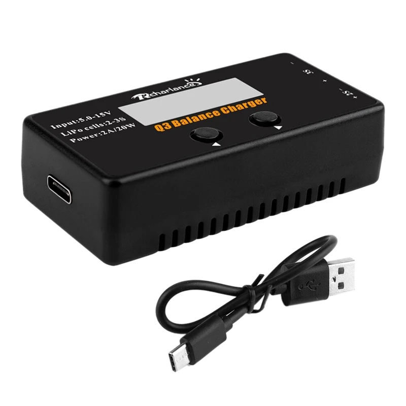 New-Q3 2-3S Balance Charger Li-Po/ Li-HV/ Li-Ion/ Li-Fe RC Battery Digital Discharger | Электроника