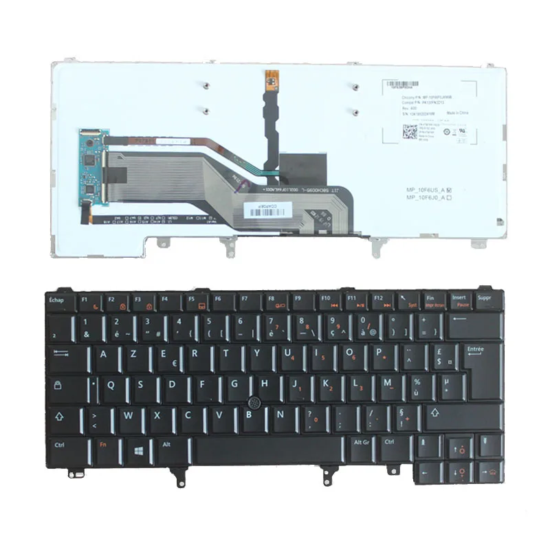 Новая Французская клавиатура для ноутбука Dell Latitude E5420 E5430 E6220 E6230 E6320 E6330 FR