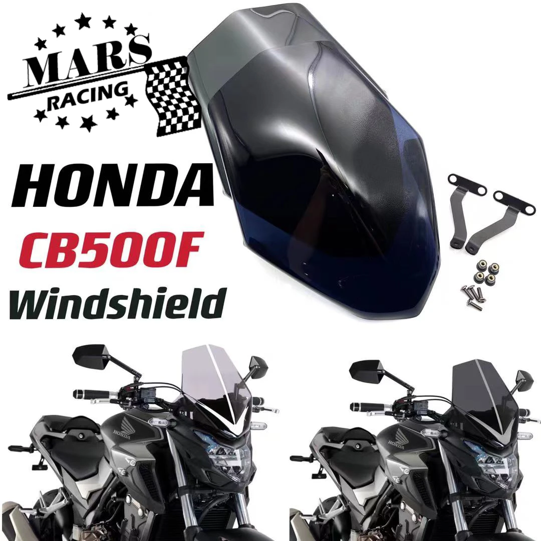 Motorcycle Accessories Windshield Windscreen Aluminum Kit Deflector For HONDA CB500F CB-500F 2015 2016 2017 2018 2019 2020 cool license plate frames