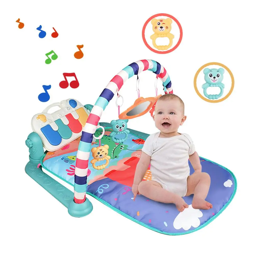 Tapis Piano d'éveil musical 3en1 Vert - Multi-Functional 4 Tapis Piano d'éveil musical 3en1 Vert - Multi-Functional