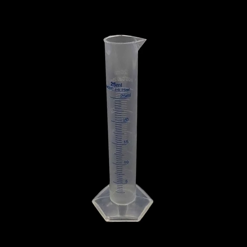 

10/25/50/100/250/500ml Plastic Measuring Cylinder Graduated Cylinders for Lab Supplies Laboratory Tools DEC889