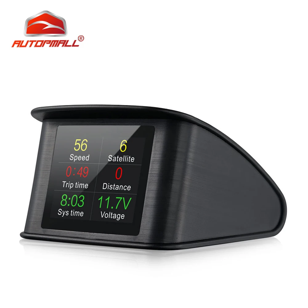 Новый Автомобильный датчик скорости Hud OBD GPS проектор автомобиля дисплей на