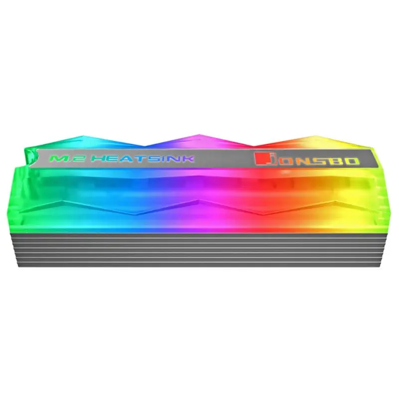 ARGB волшебный цветной светильник, теплоотвод SATA NVMe NGFF 2280 M.2 SSD
