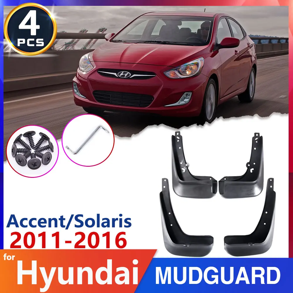 

Для Hyundai Accent Solaris RB 2011 ~ 2016 покрышки крыло брызговик 2012 2013 2014 брызговики Брызговики автомобильные-товары-наклейки