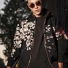 Fashion High Quality Heavy Work Coats Street Streetwear Yokosuka Phoenix Sakura Ukiyoe Embroidery Baseball Jacket Tops L6 4
