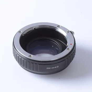 

Focal Reducer Speed Booster Turbo adapter ring for Pentax PK Lens to m4/3 mount camera GF6 E-PL6 GX1 GX7 EM5 EM1 E-PL5 BMPCC