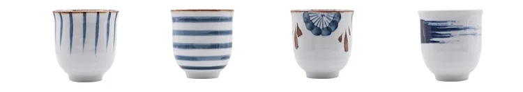 CHANSHOVA Chinese Retro Style Hand Painted Ceramic 200ml Tea Cup China Porcelain Small and Large Coffee Cups Water cup H360