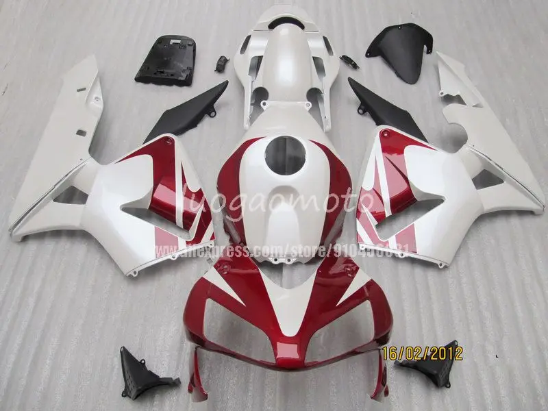 OEM формы для литья под давлением Обтекатели красного белого HONDA CBR600RR 2003 2004