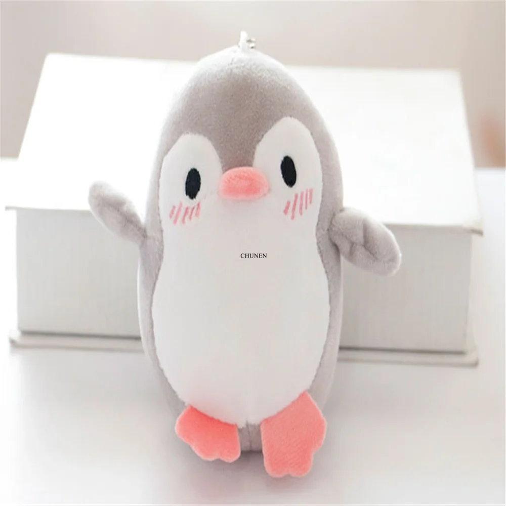 New Size 6CM, Penguin Stuffed Plush Toy , Key Chain , Kid's Gift Belt Animal Doll