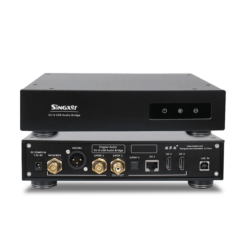 Singxer SU 6 Audio Интерфейс XMOS XU208 CPLD фемтосекундные часы цифровой интерфейс USB