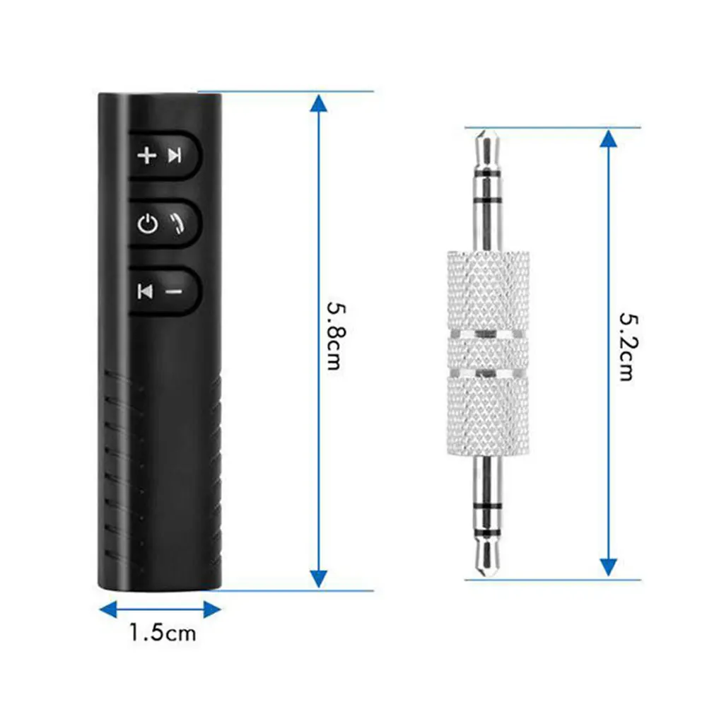 Lavalier Aux bluetooth-адаптеры автомобильный Bluetooth передатчик приемник умный Hansfree 3,5 мм Bluetooth музыкальный приемник