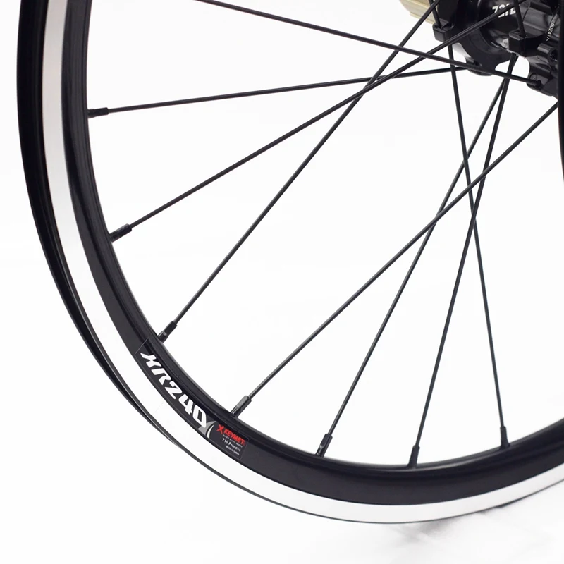 2" 451 406 алюминиевые колеса дисковый тормоз 24 мм высота 24H для мини Velo складывающийся BMX лежачий велосипед Minivelo набор колес