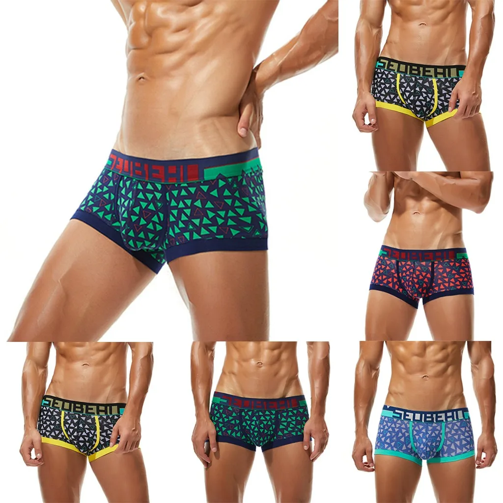 SAGACE Новое мужское нижнее белье сексуальные тонкие осенние хлопковые трусы