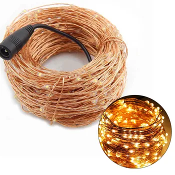 

20M Copper Wire LED String Lights Holiday Lighting Fairy Lights Christmas Garland For New Year Wedding Party Decoration