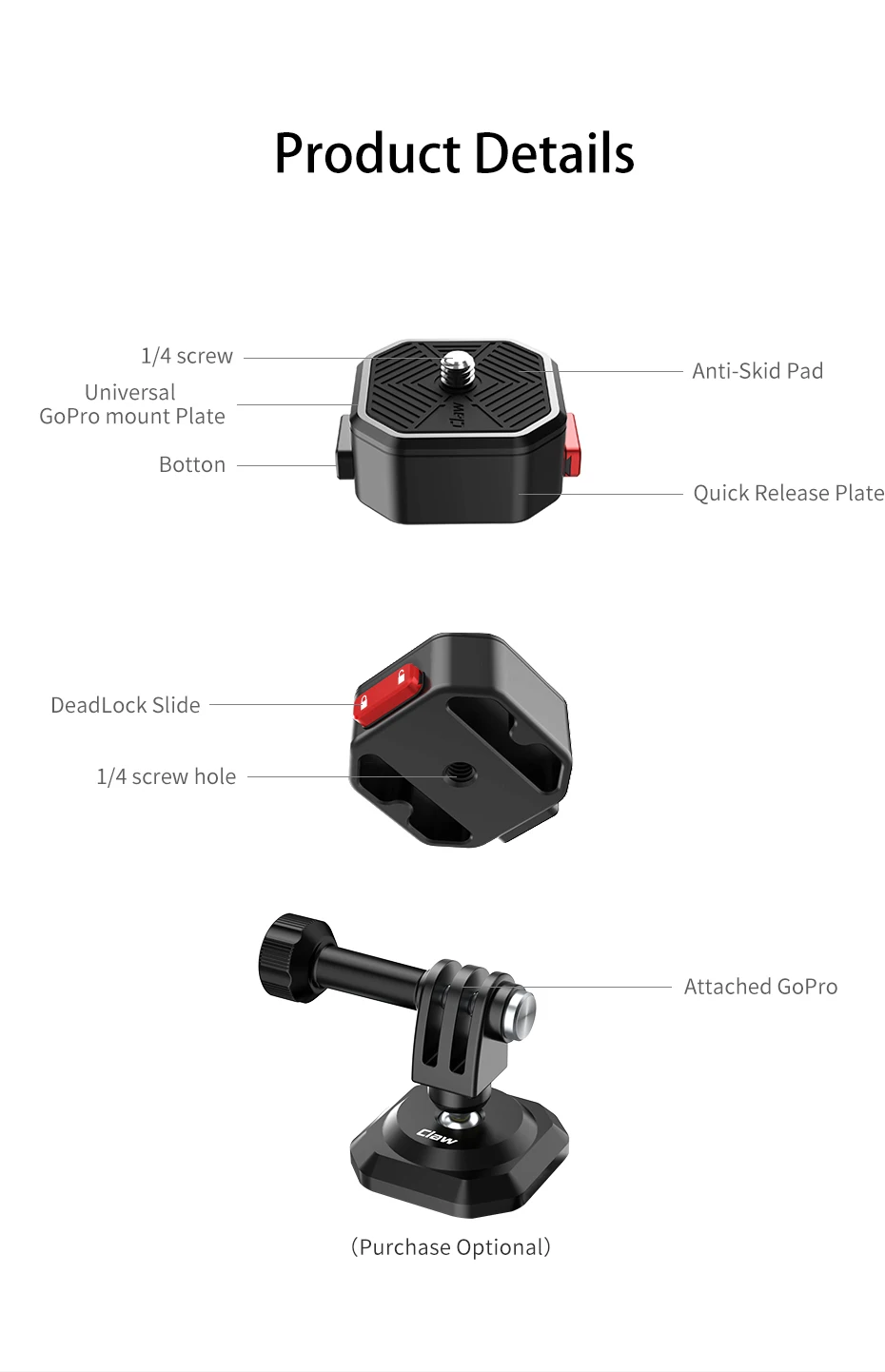 dslr gopro sjcam dji osmo câmera alça