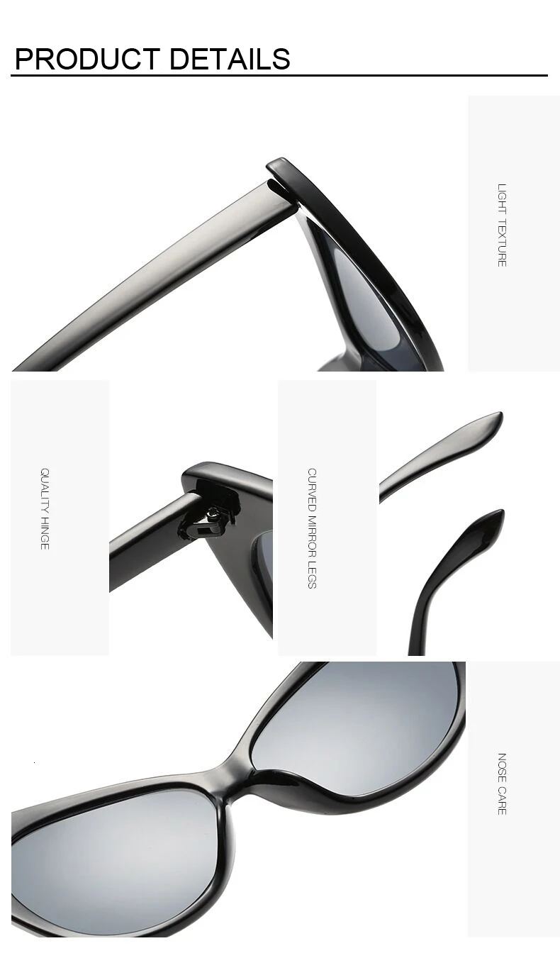 Новые маленькие классические женские солнцезащитные очки, Женские винтажные Роскошные Пластиковые брендовые дизайнерские солнцезащитные очки «кошачий глаз» UV400