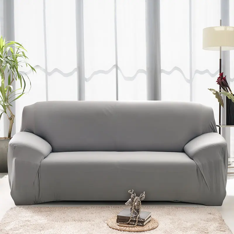 Хлопок все включено эластичный Чехол для мебели чехол для дивана серый Эластичный чехол на диван полотенце чехол для дивана для гостиной copridivano 1 шт