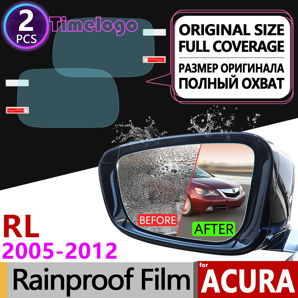 

For Acura RL 2005-2012 KB1 KB2 Full Cover Anti Fog Film Rearview Mirror Rainproof Foils Clear Soft Films Accessories