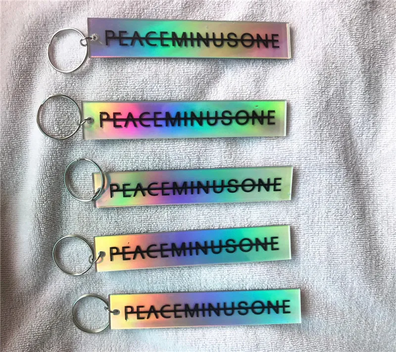 Bigbang G-dragon Personal Album Kwon Ji Young Laser Peaceminusone Key Chain Keyring Clothing Accessory Fans Collection LXX321