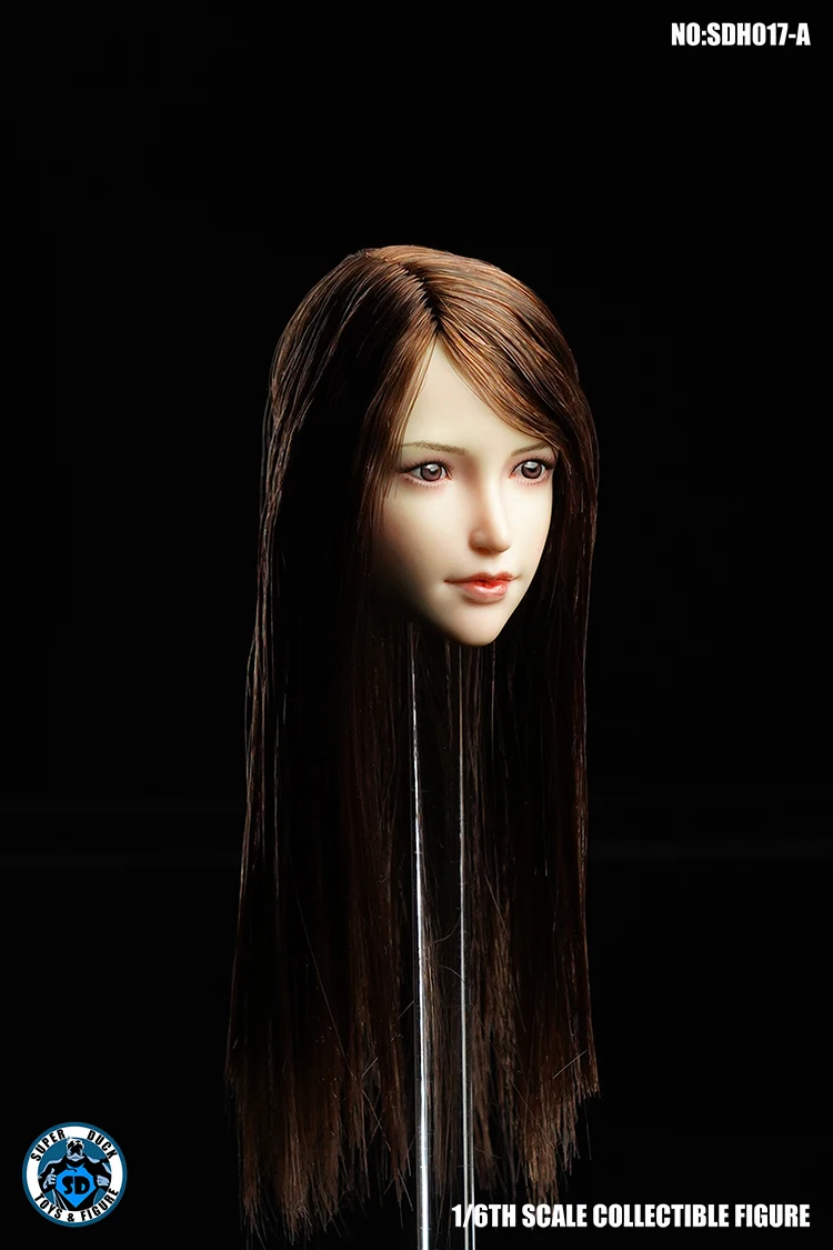 Супер утка 1/6 женская голова ПВХ лепить W/волосы F 12 ''фигурка модель SDH017
