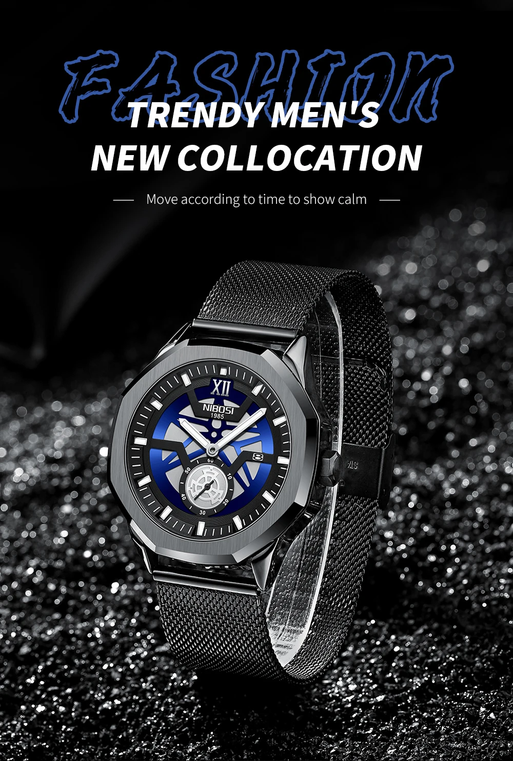 Stainless & Quartz Watch 2518 Nibosi
