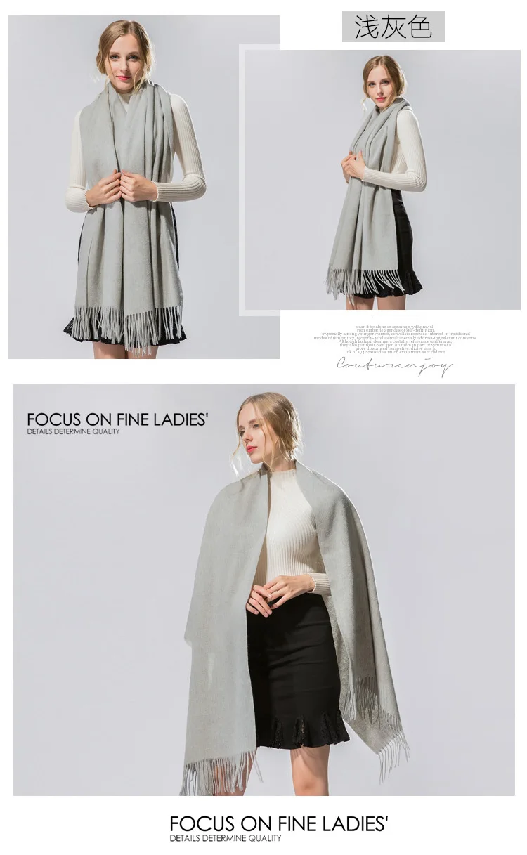 Стиль Модные шарфы и шали женский зимний шарф Кашемир Пончо роскошный бренд обертывание Шерсть Шаль плотная теплая