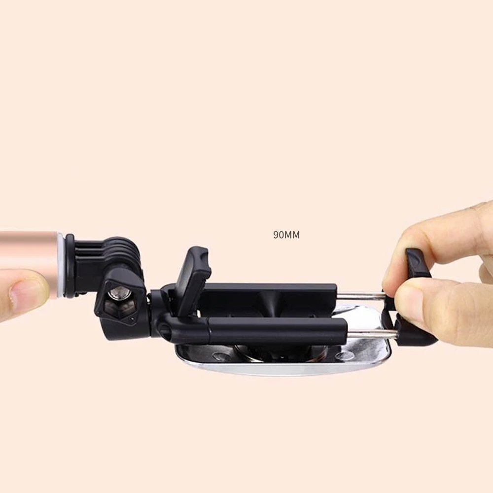 3 в 1 телефон Bluetooth селфи палка портативный выдвижной монопод для iPhone Xr Max samsung huawei мини штатив с зеркалом