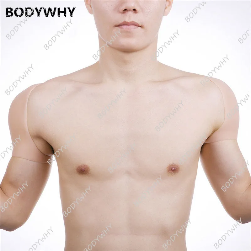 Мягкие силиконовые твердые подушечки для увеличения мышц плеч 500 г для мужчин, стильные, крепкие, для косплея, для мужчин, формирователь тела