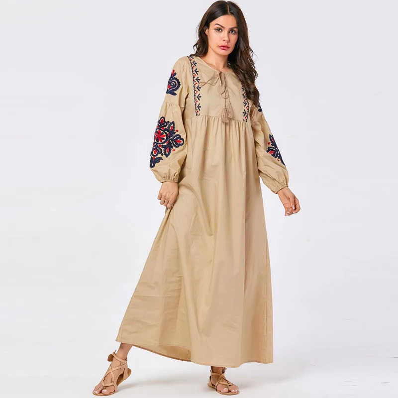 Kaftan abaya Дубай исламский, мусульманский платье хиджаб одежда для женщин мусульманских стран Tesettur Elbise молитва турецкий ислам ic одежда халат Djellaba Femme
