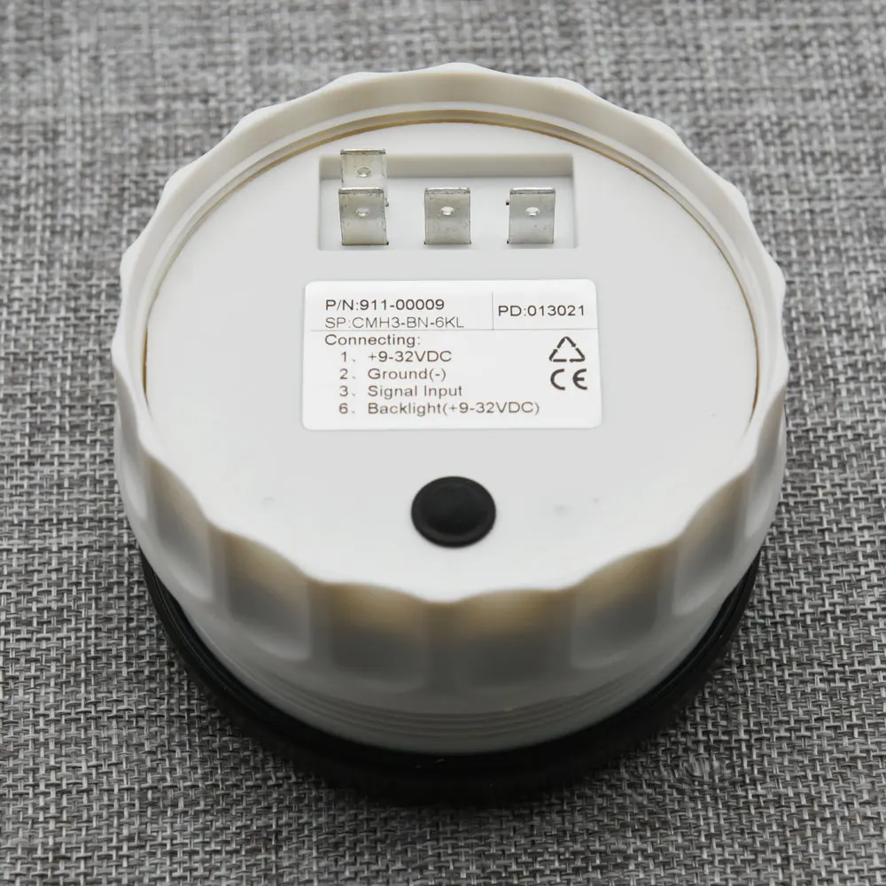 12V 24V Car tachometer Digital Tacho meter 6000 RPM Marine Car RPM Meters With Hourmeter 85MM Gauges With M16 M18 Sensor