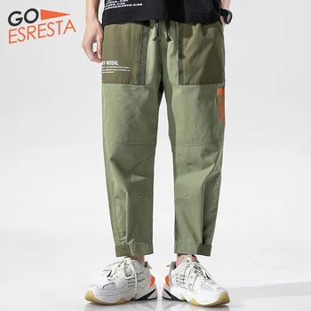 

2020 Summer New Men Trousers Cotton Multicolor Large Size Loose Tooling Fashion Casual Wild City Simple Street Sports Pants Men