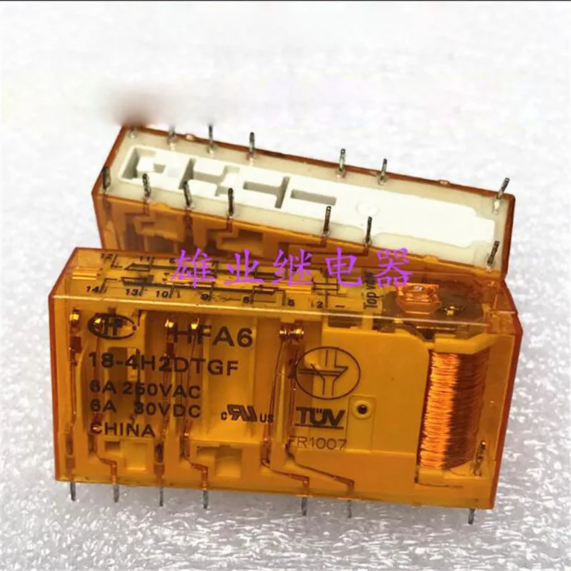 18V реле HFA6-18-4H2DTGF HFA6184H2DTGF HFA6 18 4H2DTGF 18VDC 6A 14PIN | Строительство и ремонт
