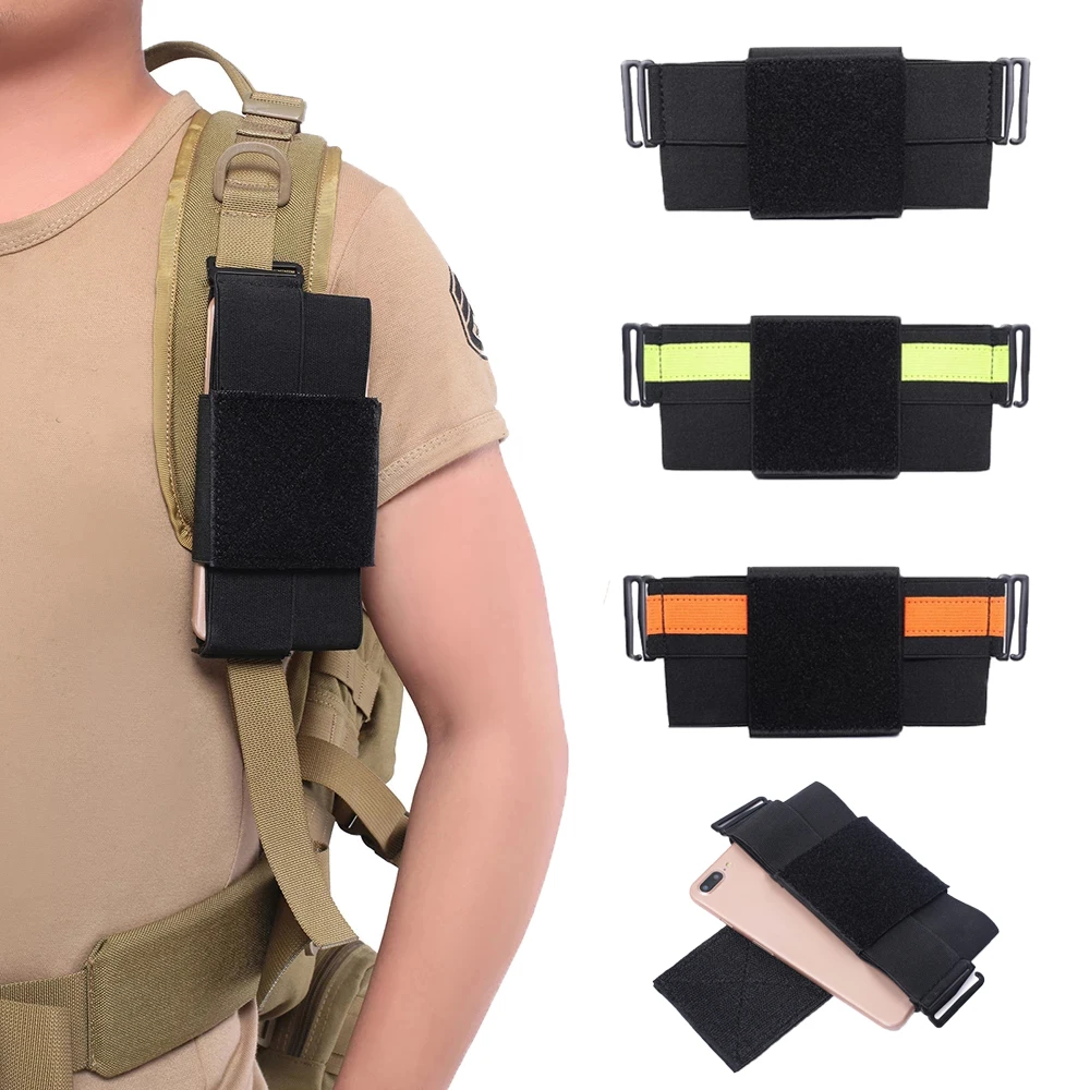 Tactical Phone Pouch Backpack Shoulder Strap Belt Waist Pack Phone Holder Case Military Outdoor Sports Hunting Bag