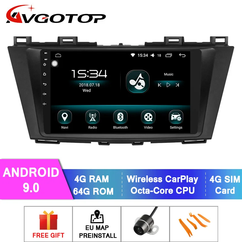 Discount AVGOTOP Android 9.0 Android Car Multimedia System For MAZDA 2009-2012 Mazada 5 2009-2012 Premacy 4GB RAM 64GB 0 Discount AVGOTOP Android 9.0 Android Car Multimedia System For MAZDA 2009-2012 Mazada 5 2009-2012 Premacy 4GB RAM 64GB 0