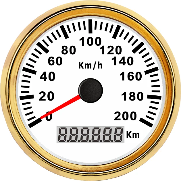В ковбойском стиле; сезон весна SJ серии DN85mm gps спидометр 120 км/ч для автомобилей Грузовик лодочный мотор авто с красным Подсветка 12V 24V с gps антенна