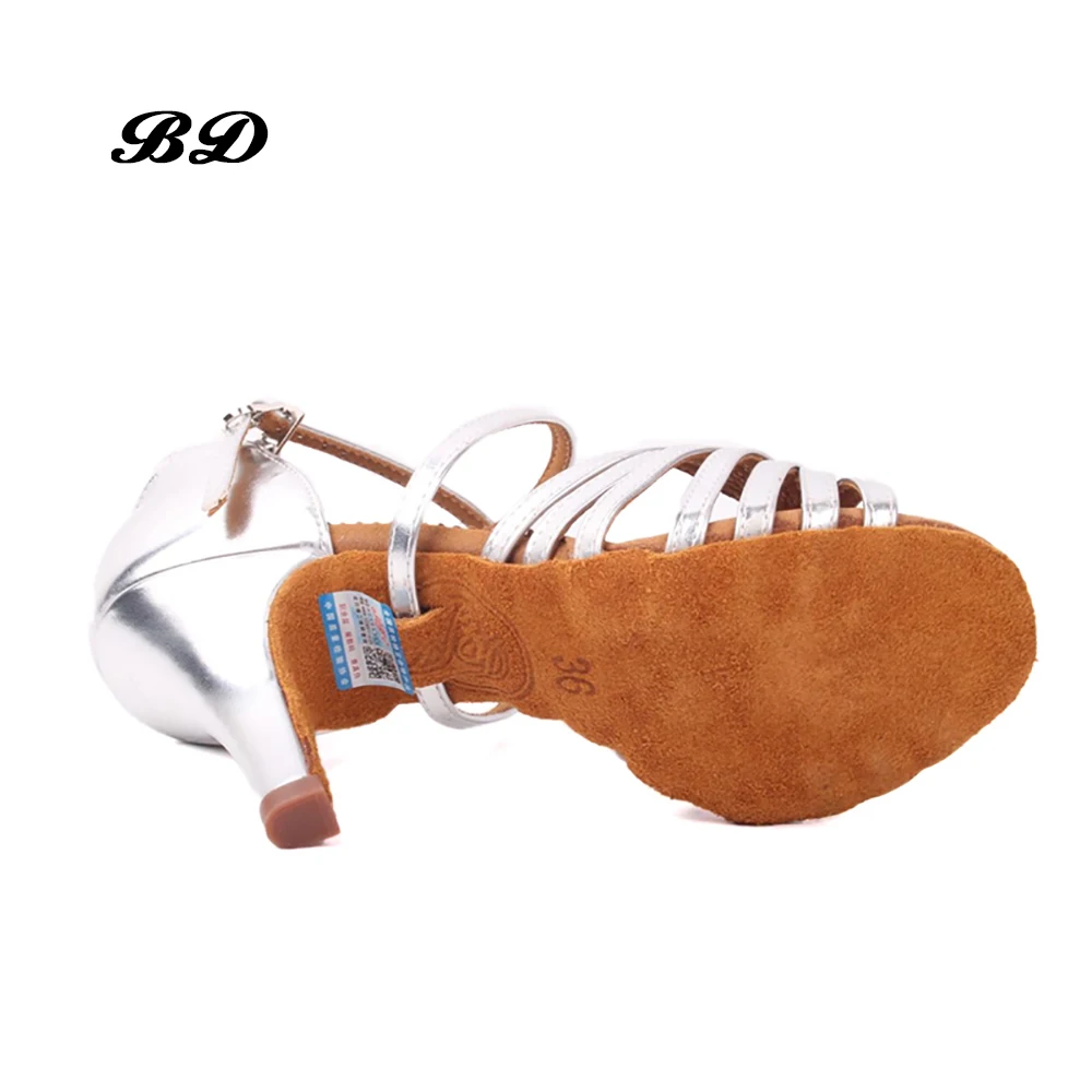 STOCK TOP Sneakers Dance Shoes BD Dancing Shoe Latin Sandals Ballroom Women Tie 7 Shoelaces SALSA 2398 Free BD BAGS 2022 NEW 6