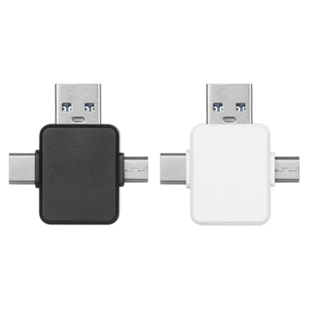 

8Pin to Lightning Female to USB + Type C + Micro USB Male Charging Connector Converter Adapter for Android Smartphone Tablet