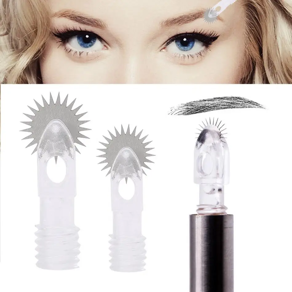 10 шт. микроблейдинг иглы для тату роликовые противотуманные бровей век губ