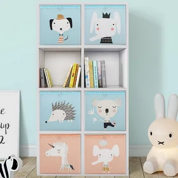 

2020 New Cube Folding Storage Box For Kids Toys Organizer Clothes Underwear Socks Storage Bins 33 x 33 x 33cm Boxes Organizer
