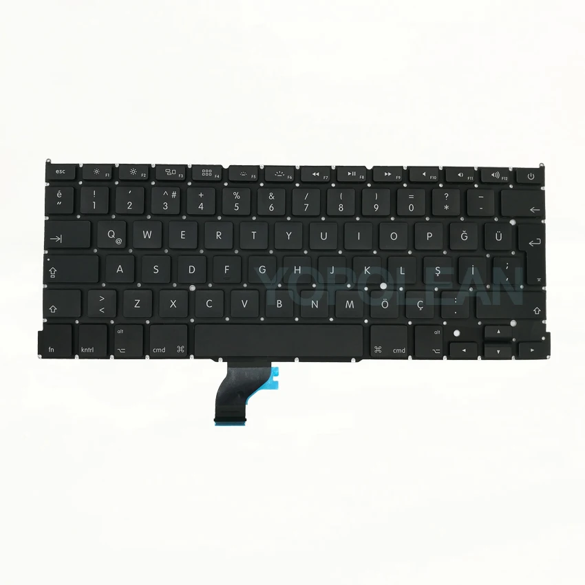 Клавиатура Турецкая для Macbook Pro Retina 13 дюймов A1502 2013 2014 2015 года 3 шт.|Клавиатуры