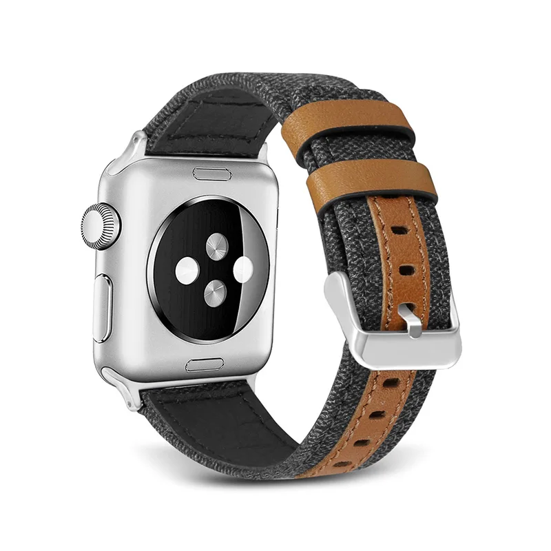 ALPQ винтажный ремешок из натуральной кожи для Apple Watch 4 3 2 1 44 мм 42 мм 40 мм 38 мм деловой браслет Классическая пряжка