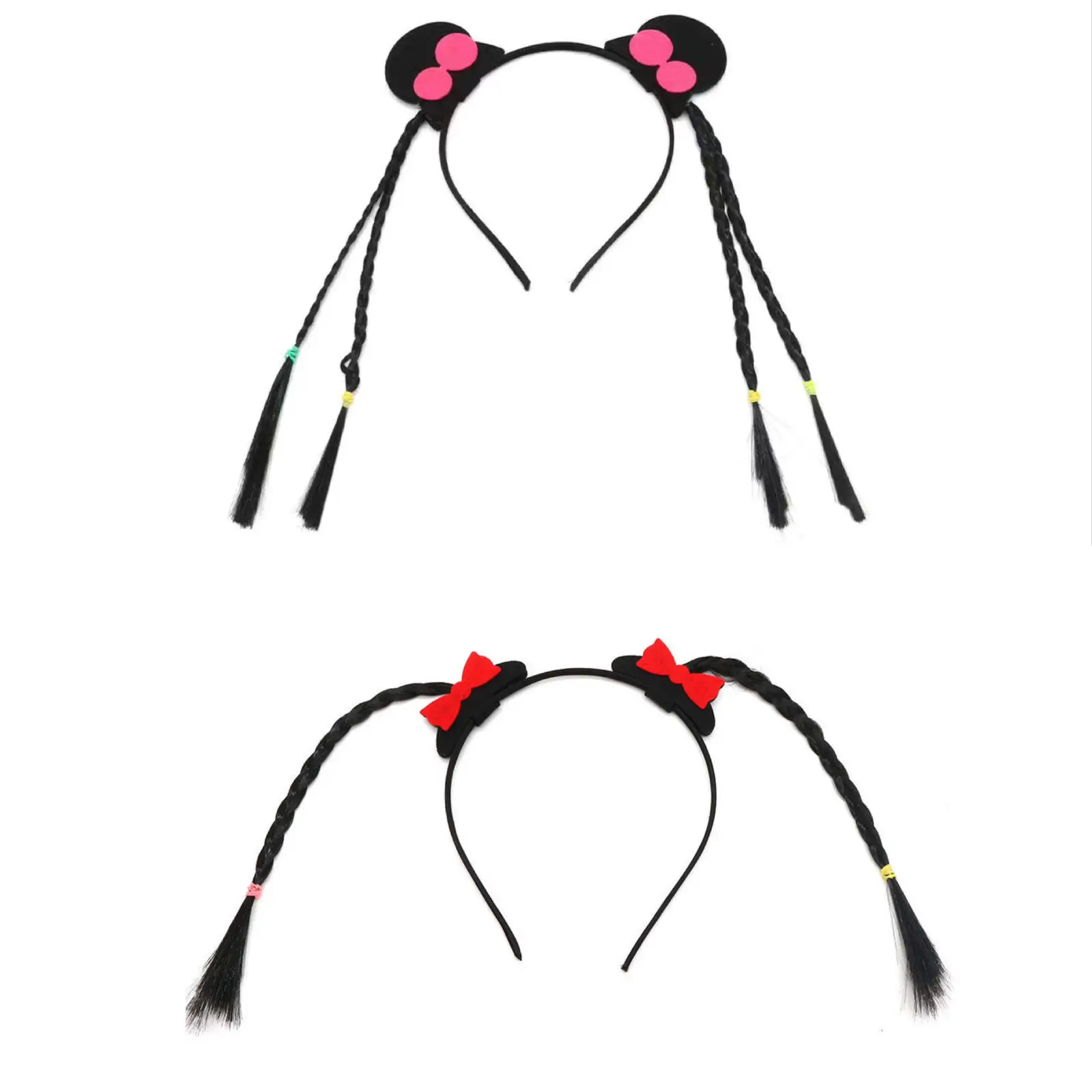 Рисунок 2 - Забавная повязка на голову с двойным конским хвостом