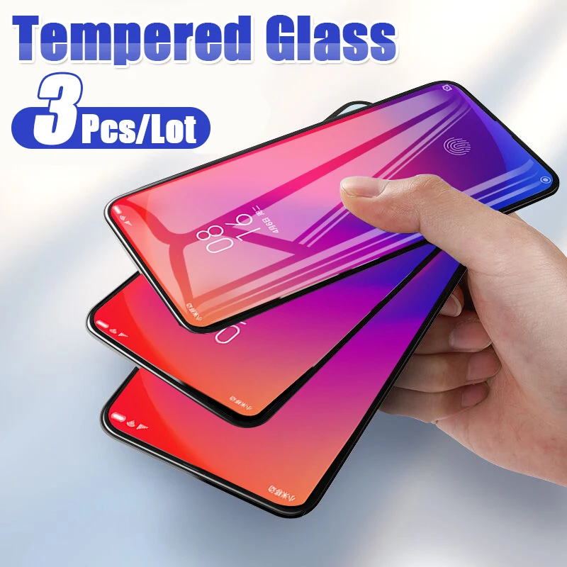 3 шт/лот пленка из закаленного стекла для Xiaomi 9 SE 8 Lite 9T Pro A2 A1 CC9e Pocophone F1 Защитная стеклянная пленка полное покрытие