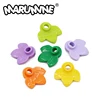 Marumine 32607 1x1 Round Plate With 3 Leaves 100PCS Building Blocks Parts Educational MOC Bricks Compatible Assembles Particles 1