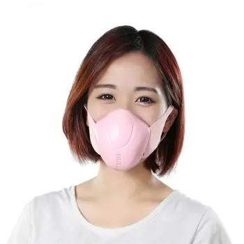 

Adult Electric Mouth Mask Smart Air Purifier 5-Layer Filter USB Charging Dustproof Anti Pollution Haze PM2.5 Respirator