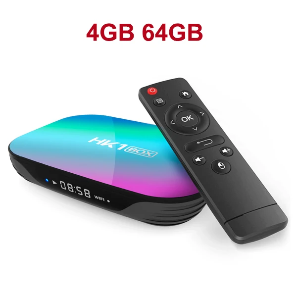 Приставка Procaja HK1box Android 9,0 Smart tv Box HK1 приставка Android tv box 4G ram 32G/64G/128G rom S905X3 четырехъядерный 8K 1000M телеприставка - Цвет: 4GB 64GB